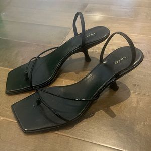 The Row Rai kitten heels in black size 38.5